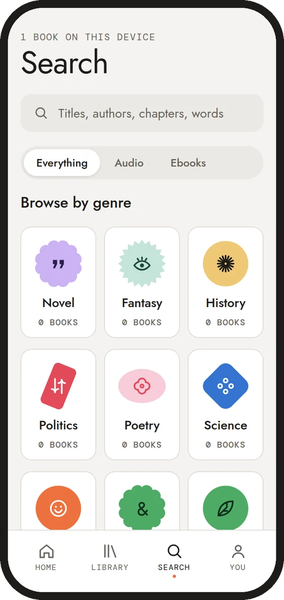 Dogear · search by genre