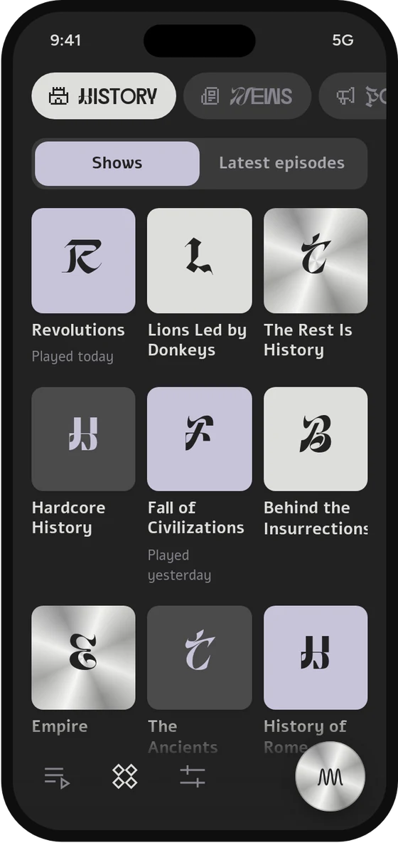 Tapedeck · topics library
